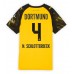 Borussia Dortmund Nico Schlotterbeck #4 Hjemmedrakt Dame 2025-26 Korte ermer